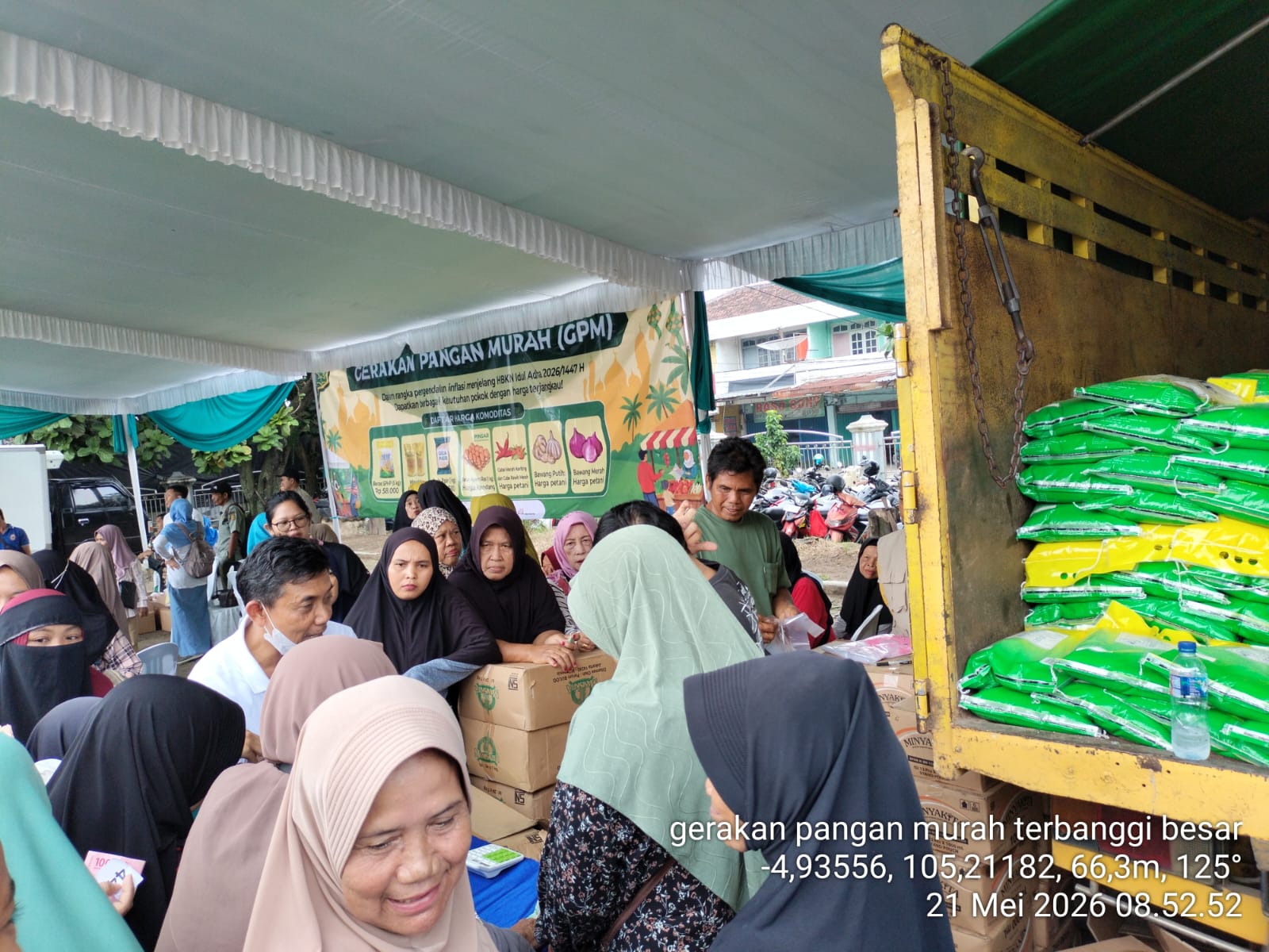 Pengendalian Inflasi melalui Gerakan Pangan Murah di Kabupaten Lampung Tengah